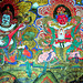 Wallpainting inside the Jampey Lhakhang monastery