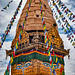 The top of the Stupa from Swayambhunath