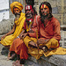 Three Sadhus for photo shooting