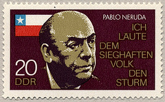 Le poète chilien Pablo Neruda [1904-1973]