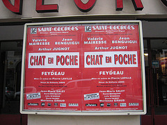 Sortie Théâtre - pièce : "Chat en poche" 14/03/09