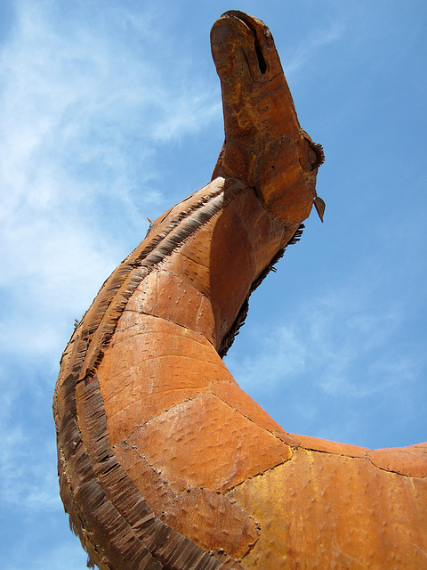Ricardo Breceda's Camelops sculpture in Galleta Meadows Estate (4462)