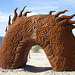 Ricardo Breceda's Dragon sculpture in Galleta Meadows Estate (4468)