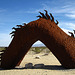Ricardo Breceda's Dragon sculpture in Galleta Meadows Estate (4506)