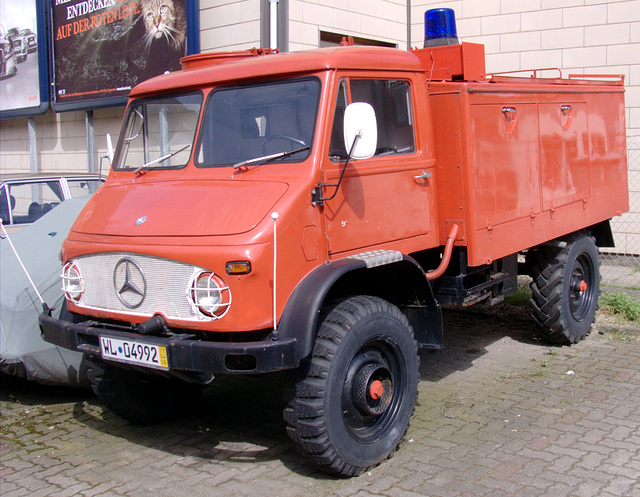 Old firefighter-truck