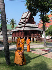 Monks as tourists