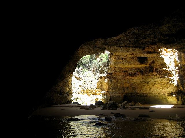 Algarve, Praia Marinha, "Cathedral" marine caves (1)