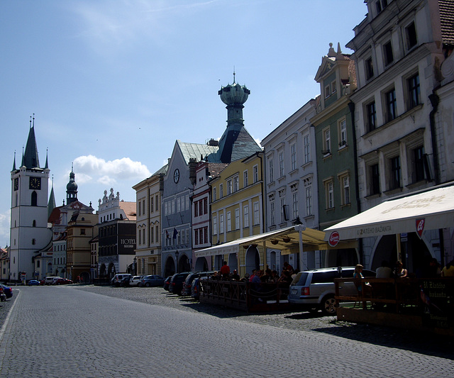 auf dem Marktplatz von Litoměřice