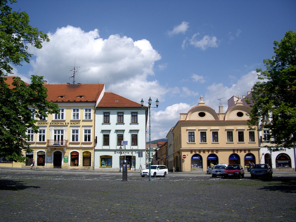 auf dem Marktplatz von Litoměřice  (Leitmeritz)