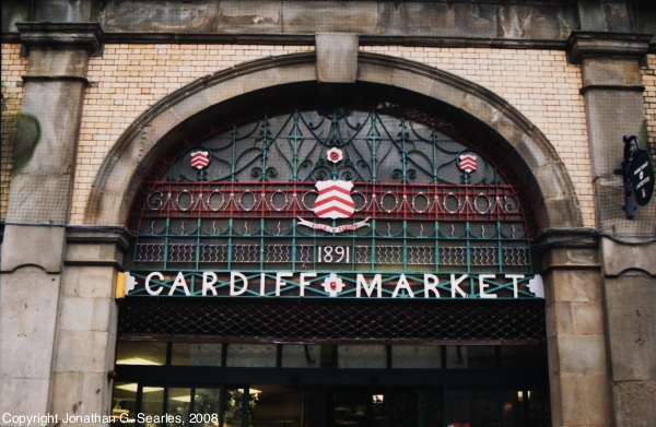Cardiff Market Entrance, Cardiff, Wales(UK), 2008