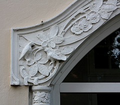 Detail von Jugendstilfenster