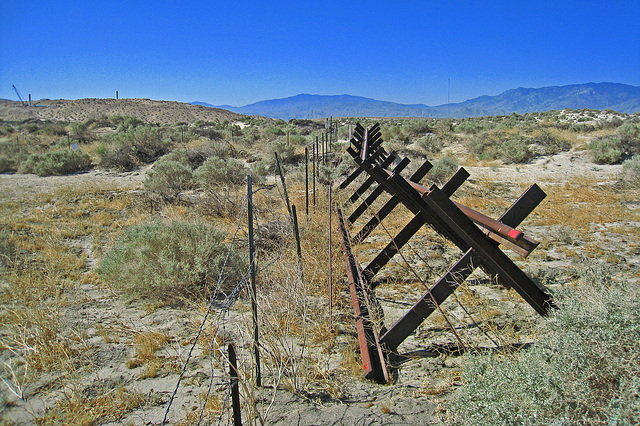 Anti-Vehicle Barrier at Willow Hole Oasis (0959)