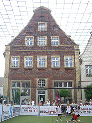 Schulsport in Warendorf - auf dem Marktplatz