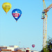 Heissluftballons mit Kran