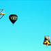 Gabelstapler - Heissluftballon mit Kran
