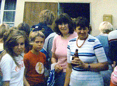 Me with mum and grandma (holding a beer?!)