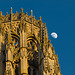 Moon + Rouen Cathedral (3)