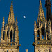 Moon + Rouen Cathedral (1)