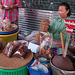 Shrimp paste and dry fish vendor