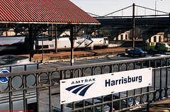 Harrisburg Station Sign, Harrisburg, PA, USA, 2007
