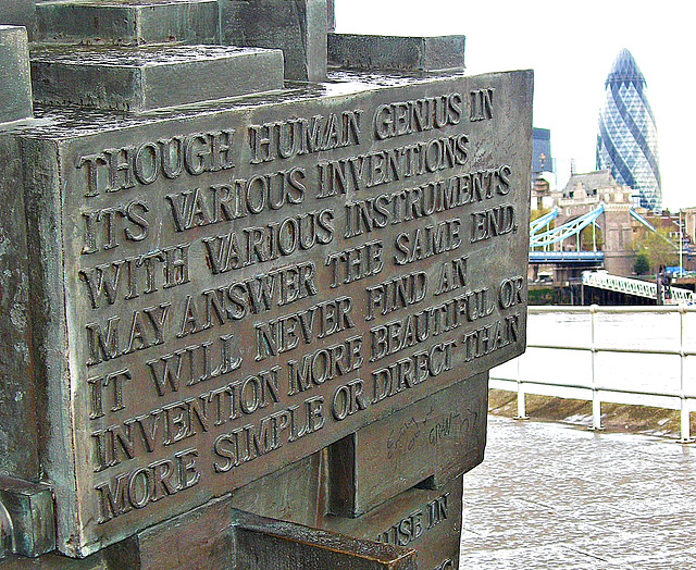 Paolozzi and Gherkin