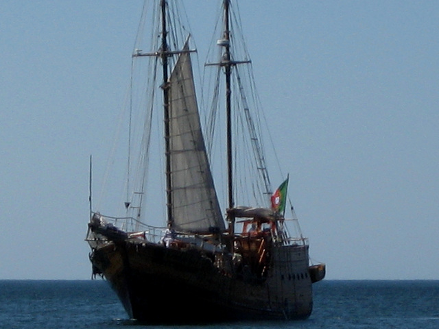 Algarve, old Portuguese caravel (replica)