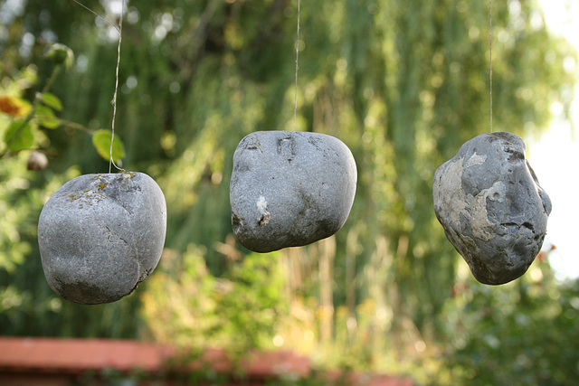 hanging stones