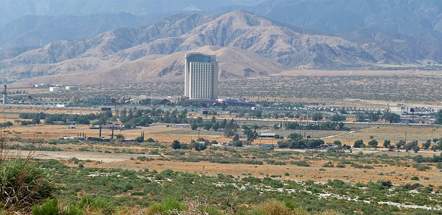 Morongo Casino Viewed From Colorado River Aqueduct at Mt San Jacinto (0421)
