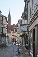 Altstadtstrasse in der Hansestadt Salzwedel