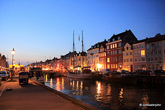 Copenhagen night scene