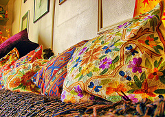 Cushions from Kashmir