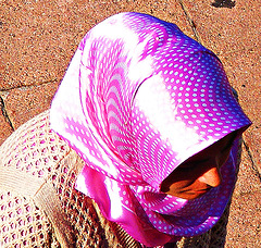 Psychedelic headscarf