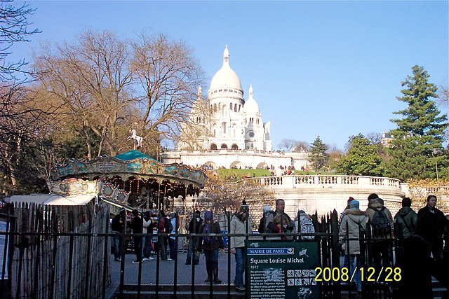 Le Sacré-Cœur, à Paris 2008