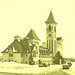 Abbaye St-Benoit-du-lac abbey /  Quebec- Canada -  6 Février 2009  - Photo ancienne / Vintage  - Photofiltre.