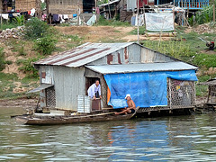 Riverside Life on the Mekong