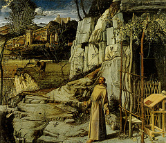 Saint François d'Assise, œuvre de Giovanni Bellini