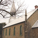 Cimetière et église  / Church and cemetery  -  Ormstown.  Québec, CANADA.  29 mars 2009