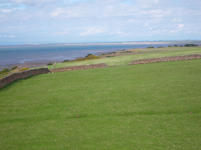 Le Firth of Solway vu depuis le camp de Maryport.