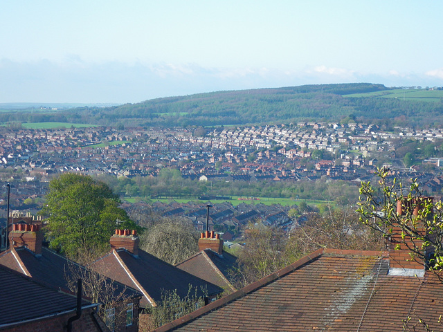 La vallée de la Tyne vue depuis Benwell.