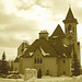 Abbaye de St-Benoit-du-lac - Québec, Canada -  Février 2009 - Sepia