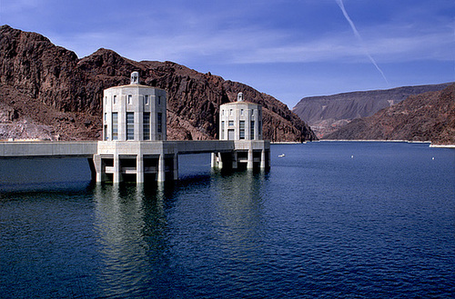 Water intake towers