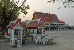 Spirit houses at Wat Chai Chimphli in Thonburi