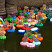 Abandoned Floating Lanterns from Khmer New Year Celebrations