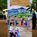 Hoarding from an Attraction at the Khmer New Year Celebrations
