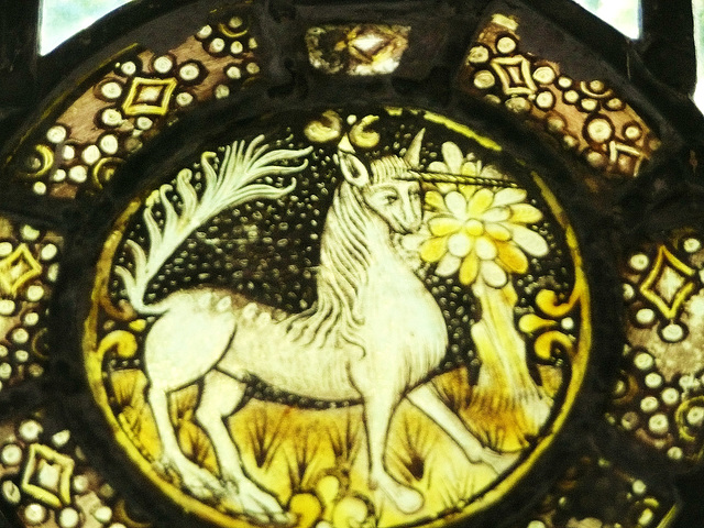 rushbrooke c16 unicorn glass