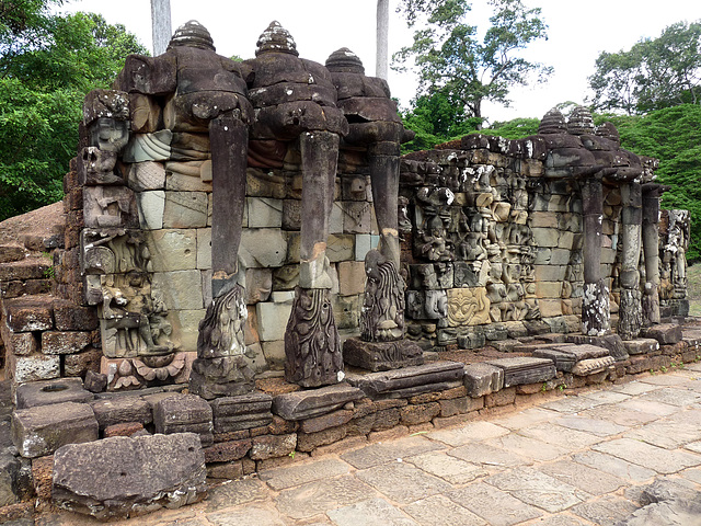 Angkor Thom- Terrace of the Elephants Angkor Thom- Terrace of the Elephants