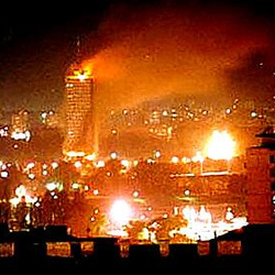 Nato-Bomben in Belgrad