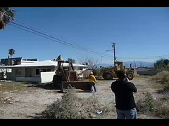 Demolition of Gang House