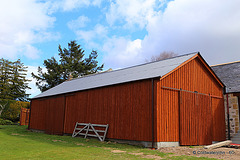 At last - the barn roof repainted!