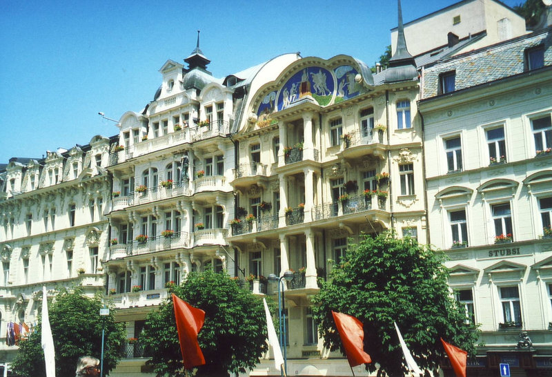 Hotelzeile in Karlsbad